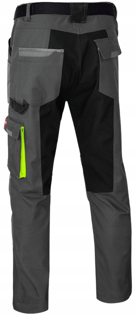 ELASTYCZNE SPODNIE ROBOCZE MĘSKIE WZMACNIANE DO PASA STRETCH SLIM Marka ART.MAS