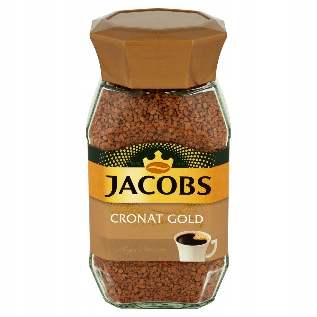 2 Sztuki Jacobs Kawa Cronat Gold 200G Rozpuszczalna