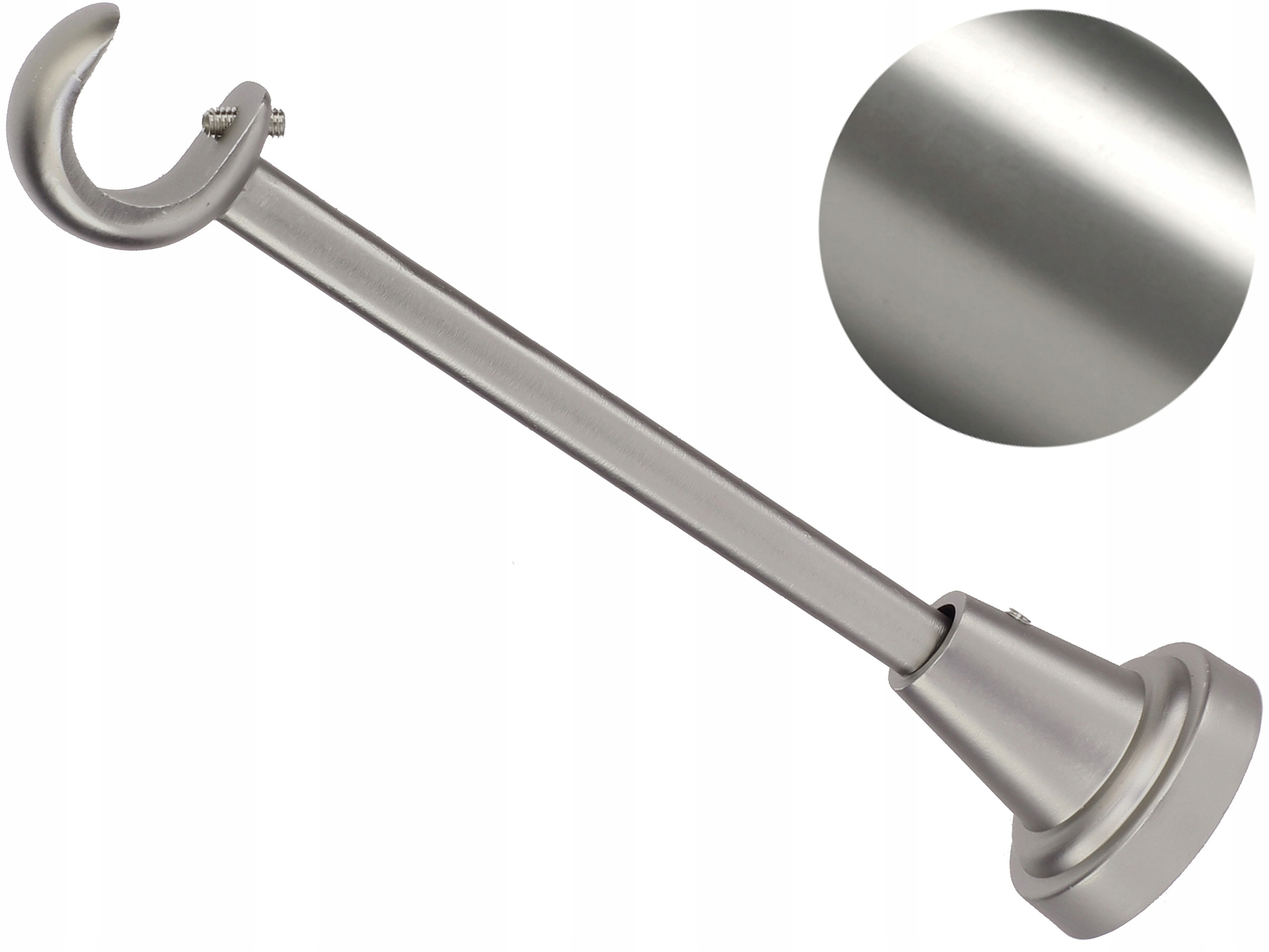 

19 mm Wspornik Pojedynczy Metal Luxury Satyna