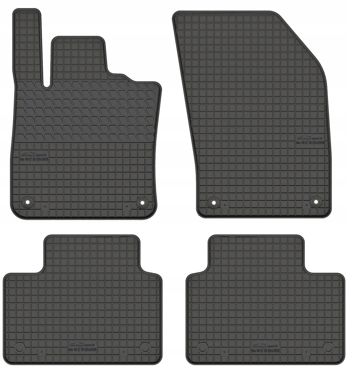 Килимки резинові виділені до VOLVO S60 III 2019-