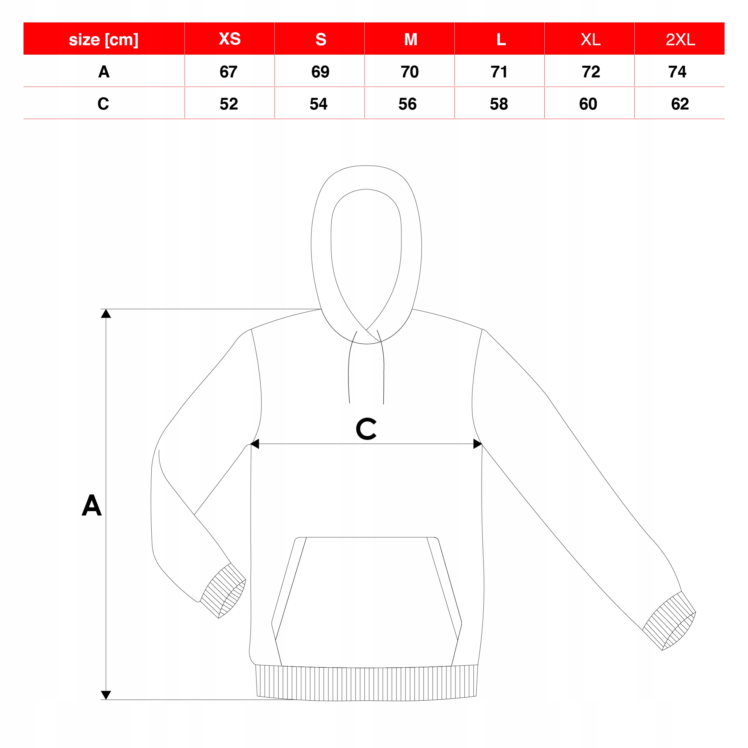 BLUZA z własnym HAFTEM Twój nadruk logo PRZÓD Model SWRA KNG