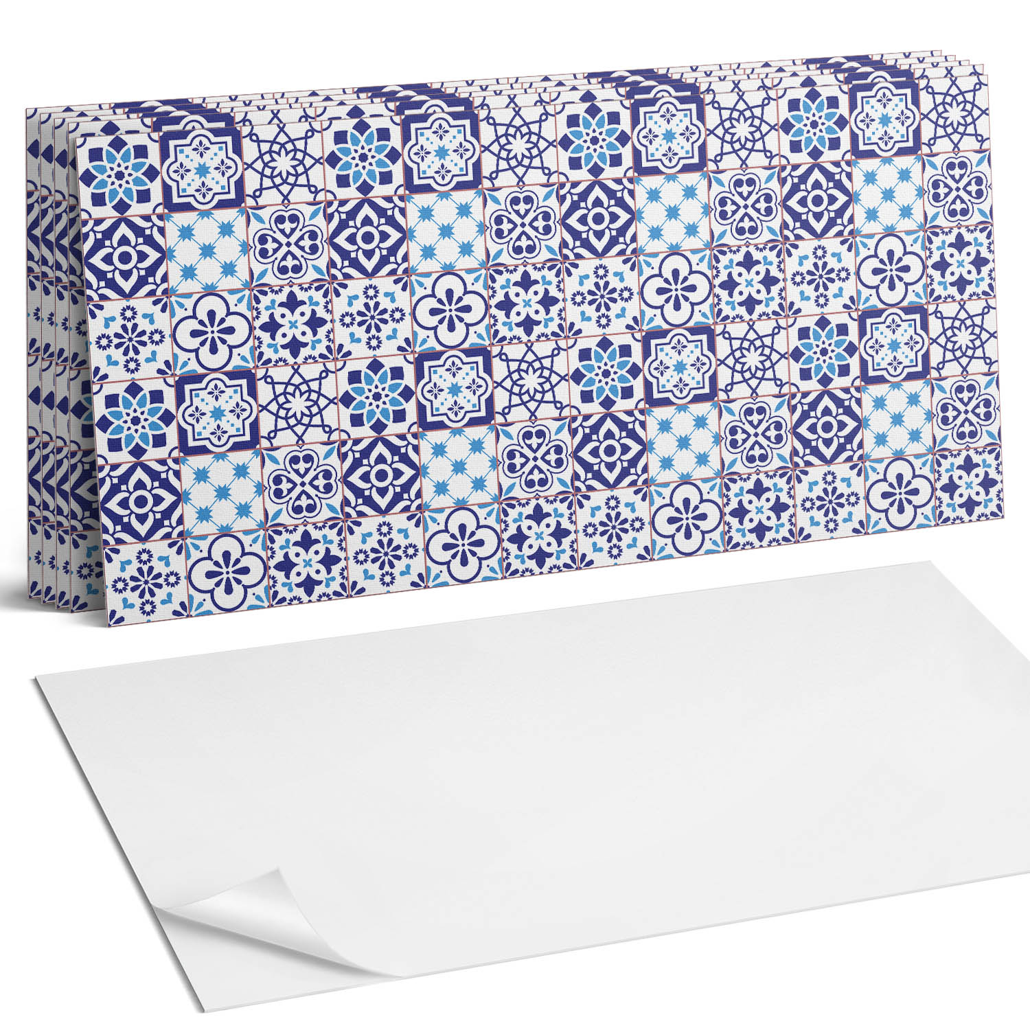 Sada Pvc vinylových dlaždíc Mozaikové kompozície s kvetmi 6 x 60 x 30 cm