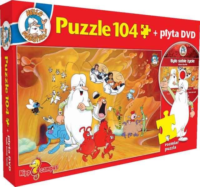 

Było Sobie Życie -puzzle 104 El. Bohaterowie+dvd