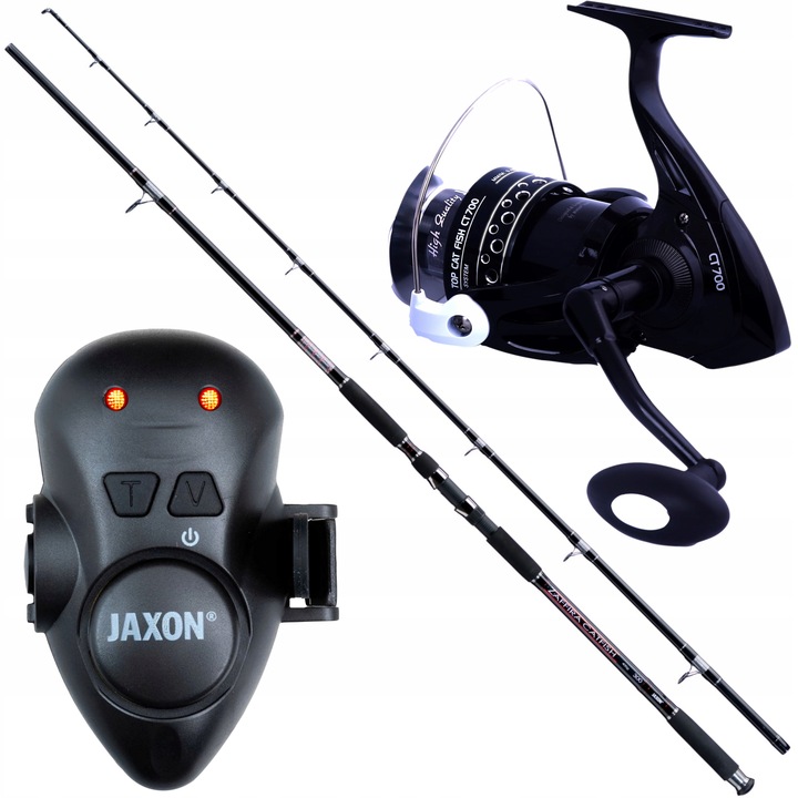 Zestaw Na Suma Jaxon Wędka Kołowrotek Sygnalizator