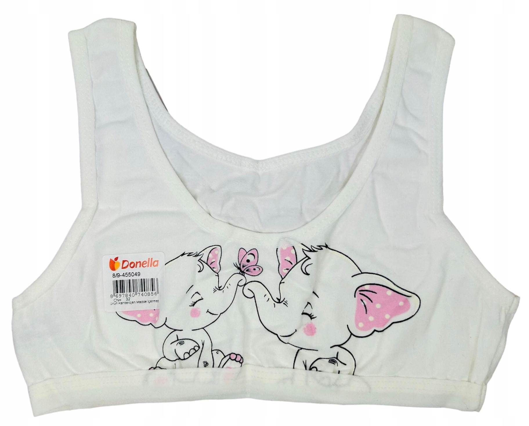 

Top stanik biustonosz Biały Słonik Donella 134/140