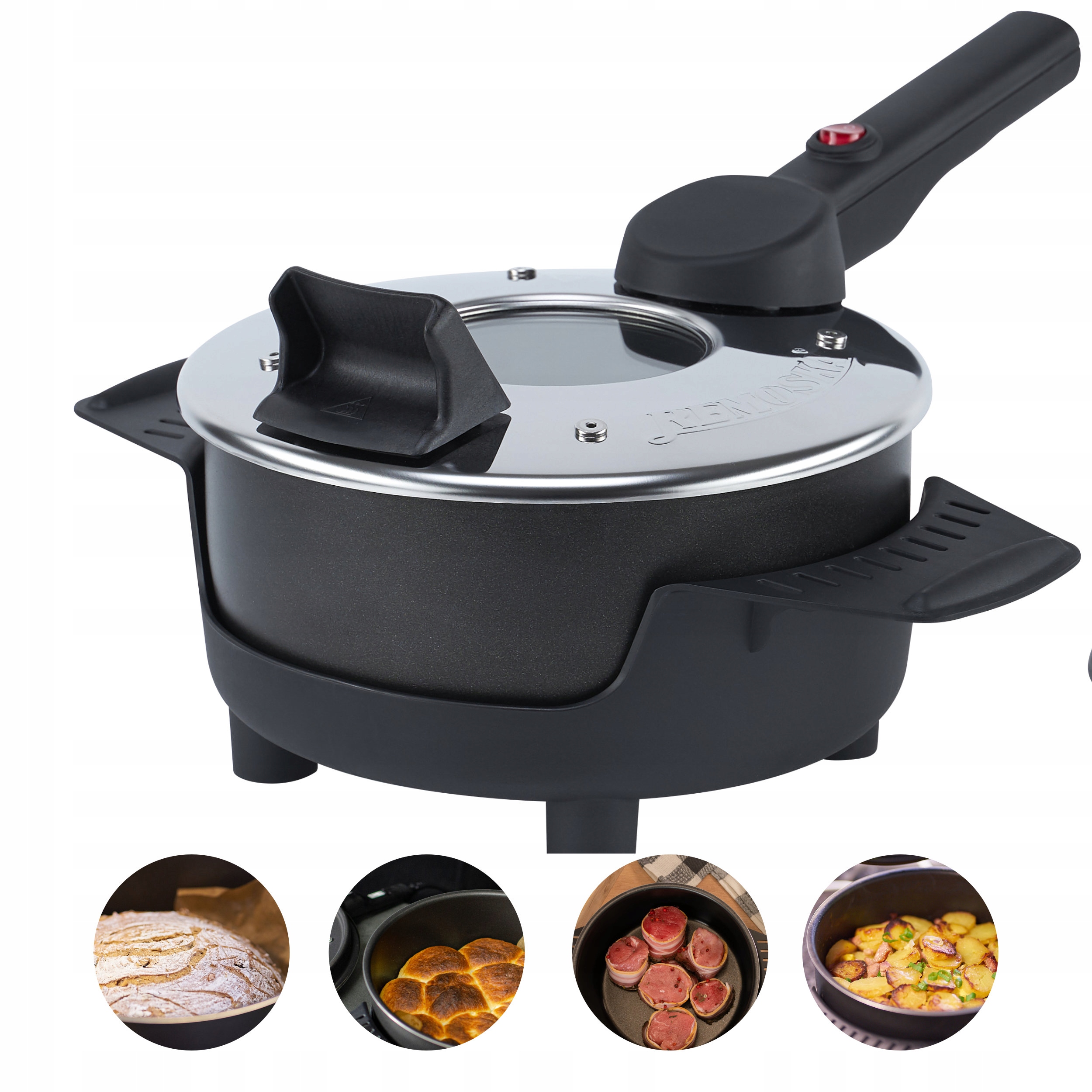 REMOSKA Prima P31F/01 Czeski Prodiż Garnek do Pieczenia 2 l / 2 osoby