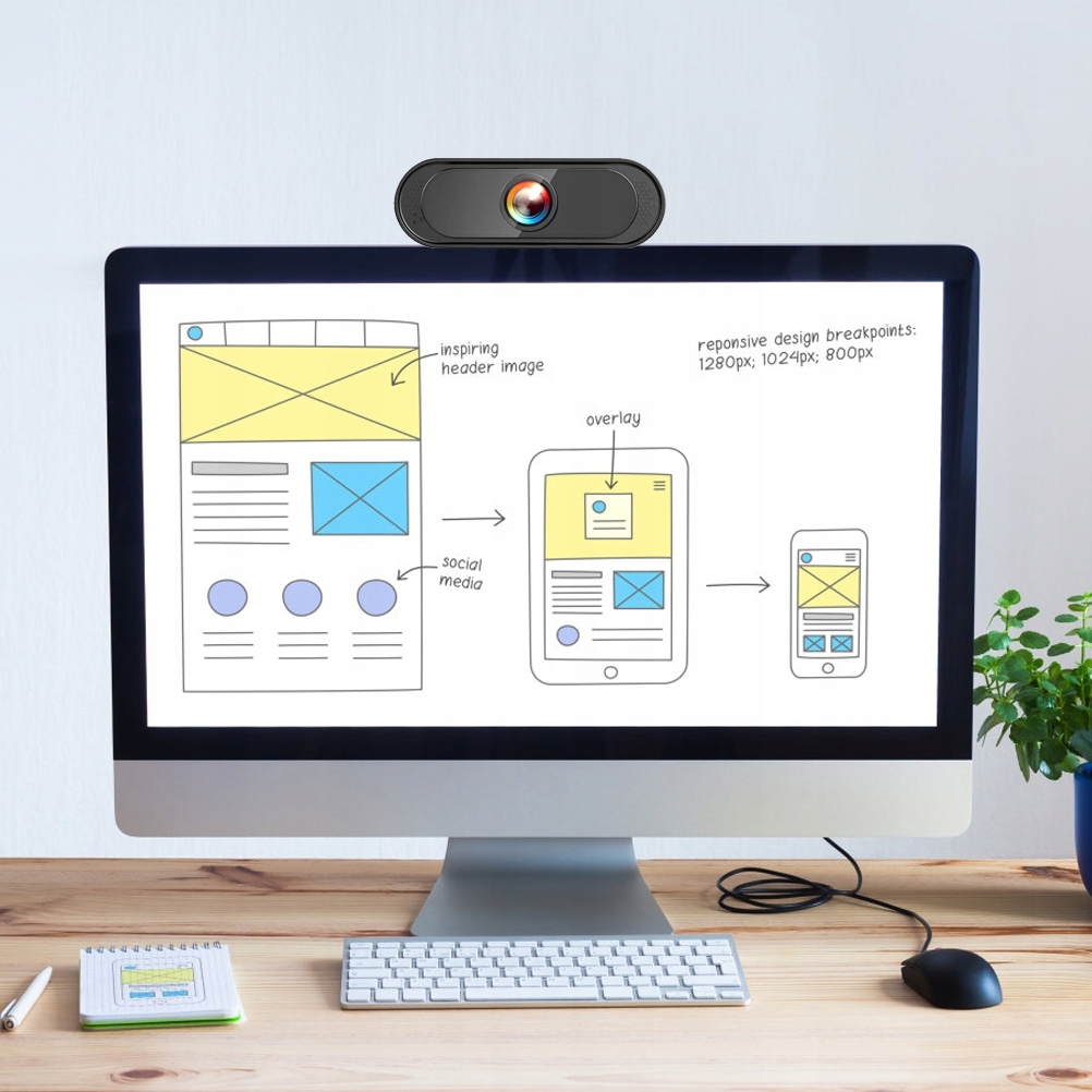 GAMINGOWA KAMERA INTERNETOWA DO STRUMIENIOWANIA STRUMIENIOWEGO KAMERA Z MIK Kod producenta AJHKJAKSDJ