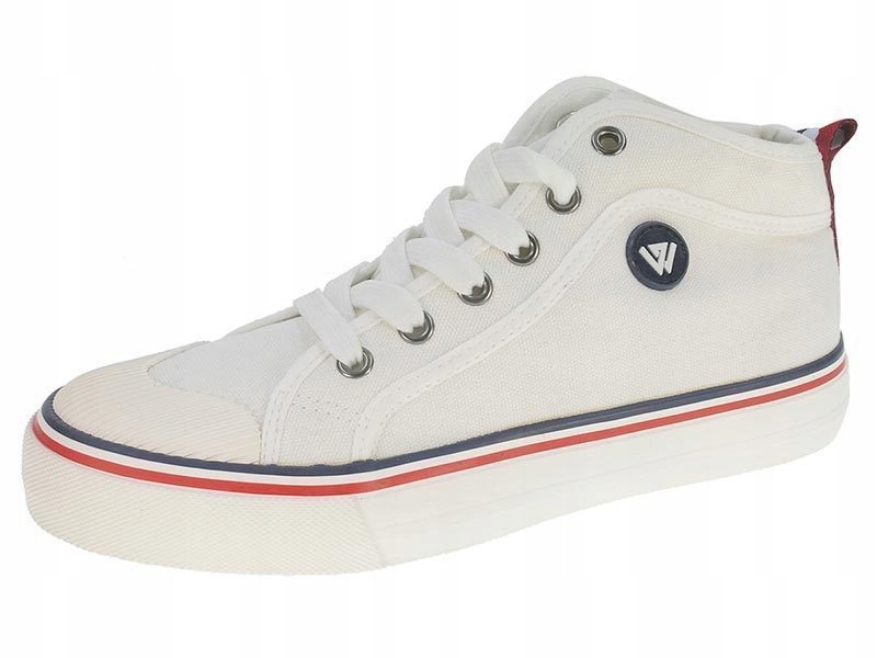 

Beppi 2163741 białe trampki damskie wysokie r.38