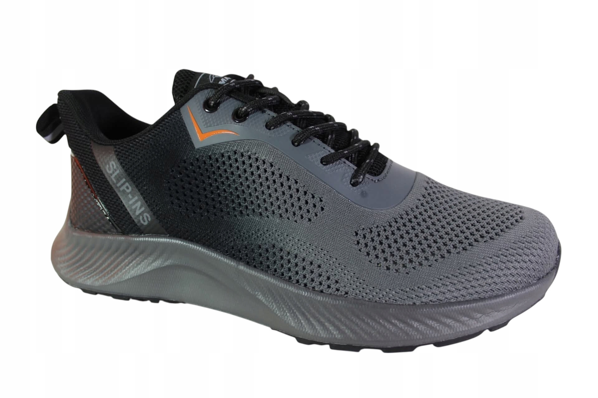 Polobotky Tenisky Pánské Emaks W6029 Slip-ins Tmavě šedá Memory Foam 42 s