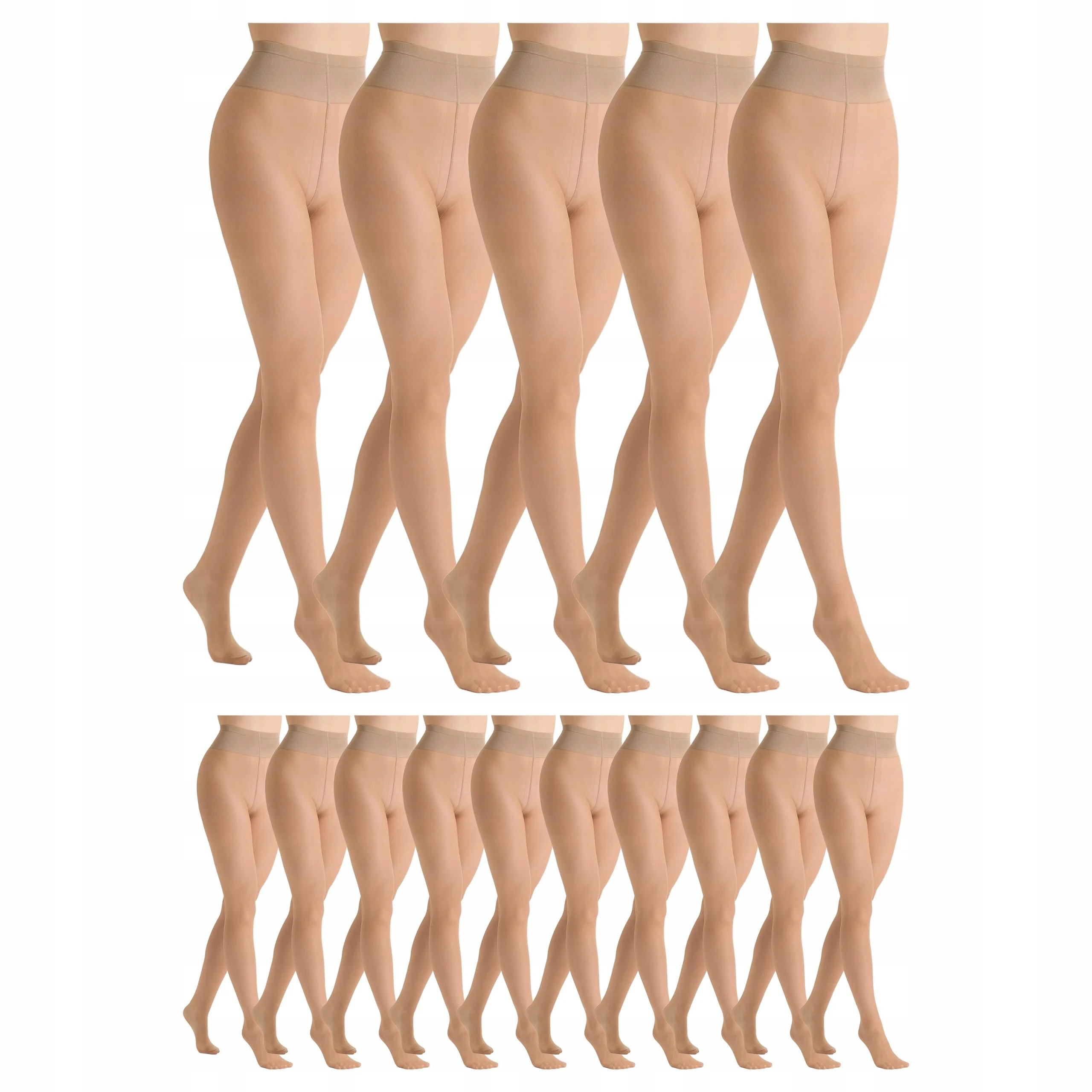 15 x Punčocháče hladké Exclusive Silk 15 den Marilyn Visone 3/4