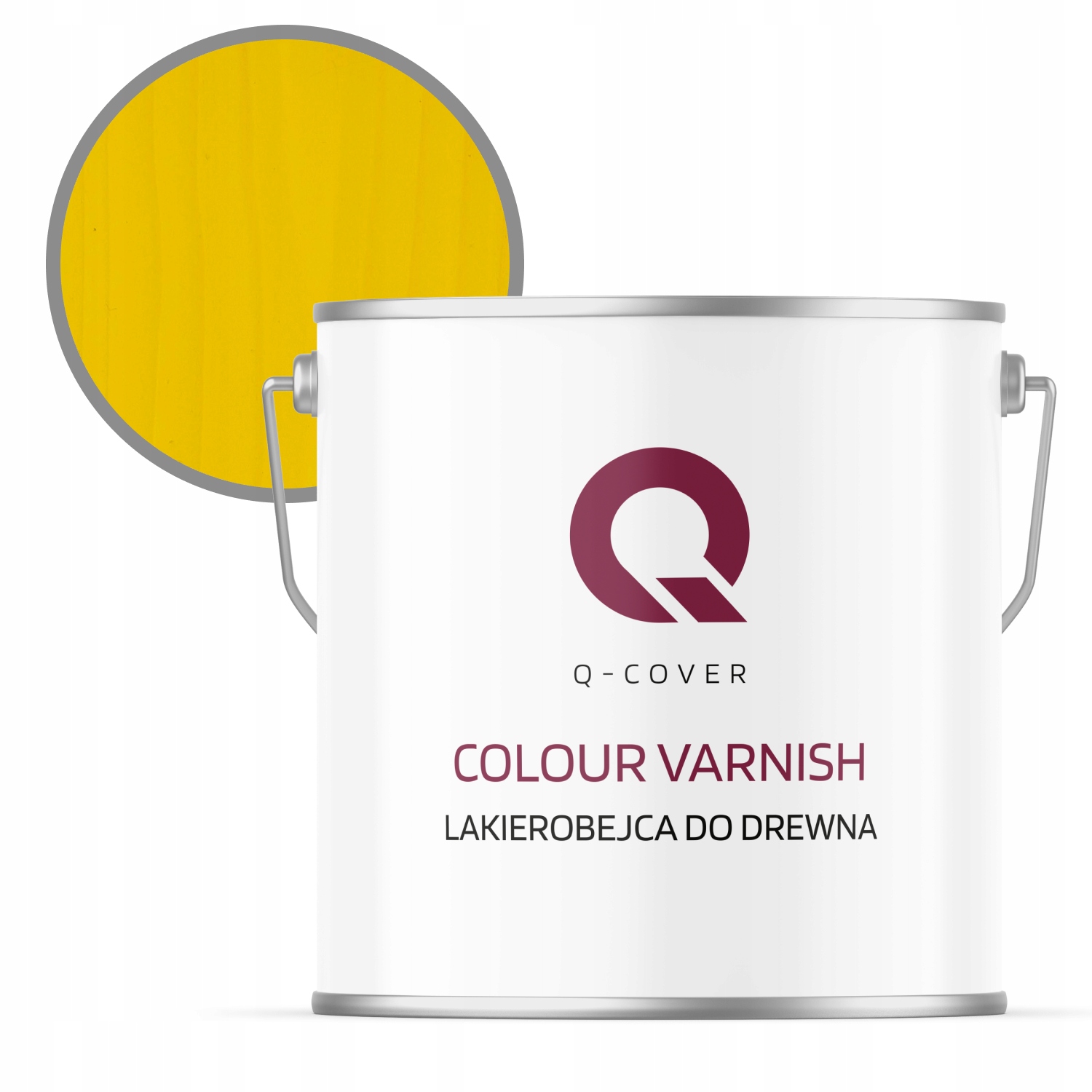 Lakovač Na Drevo Rýchloschnúci 5 L Žltý Satén Účinná Farba 3V1 Uv