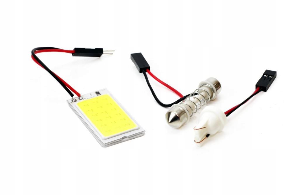 W5W C5W T10 Led Panel Moduł Cob 18 Mocna Biała