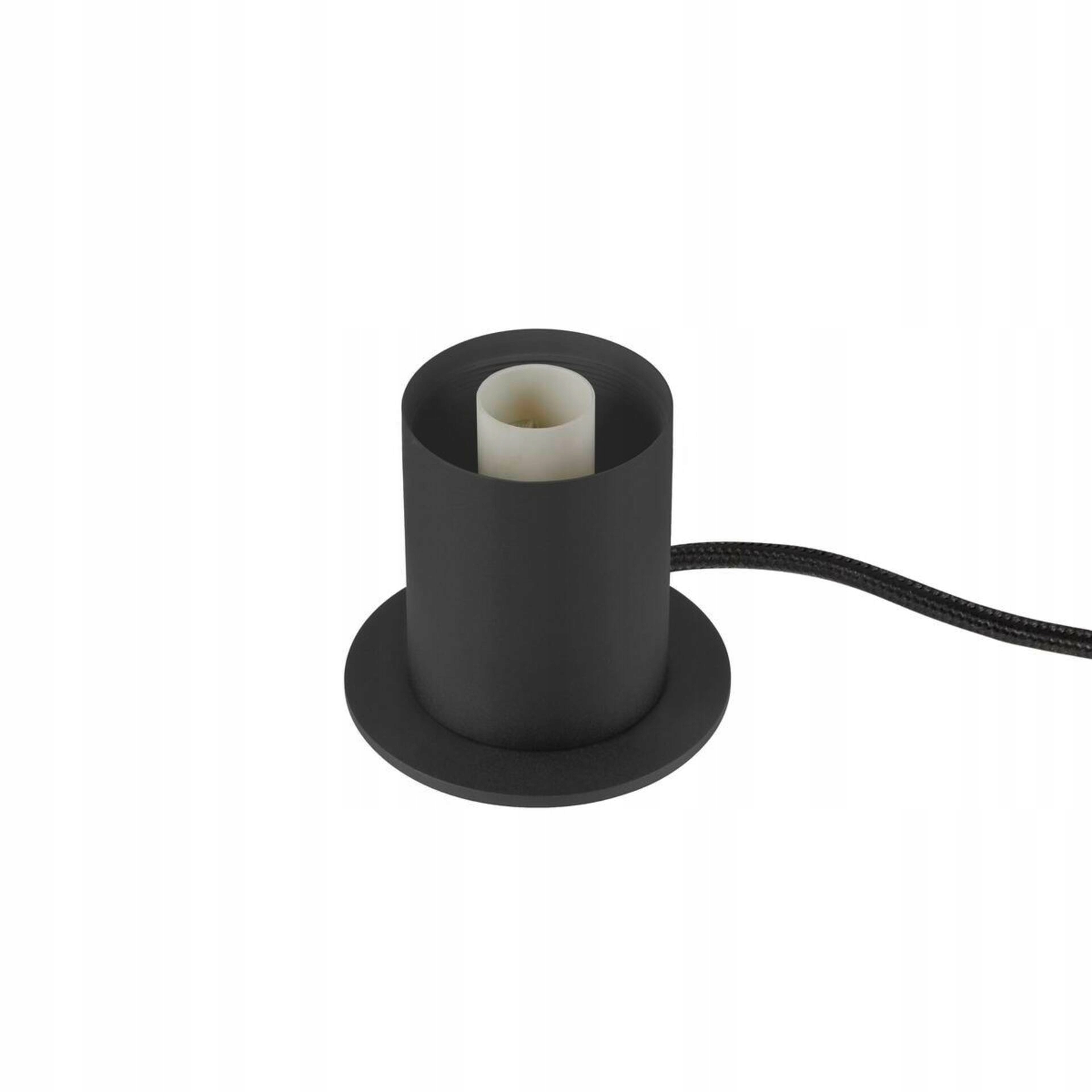 Big White Slv Varyt Stolová lampa, okrúhla, 1x max. 6W, E14, čierna 1008109