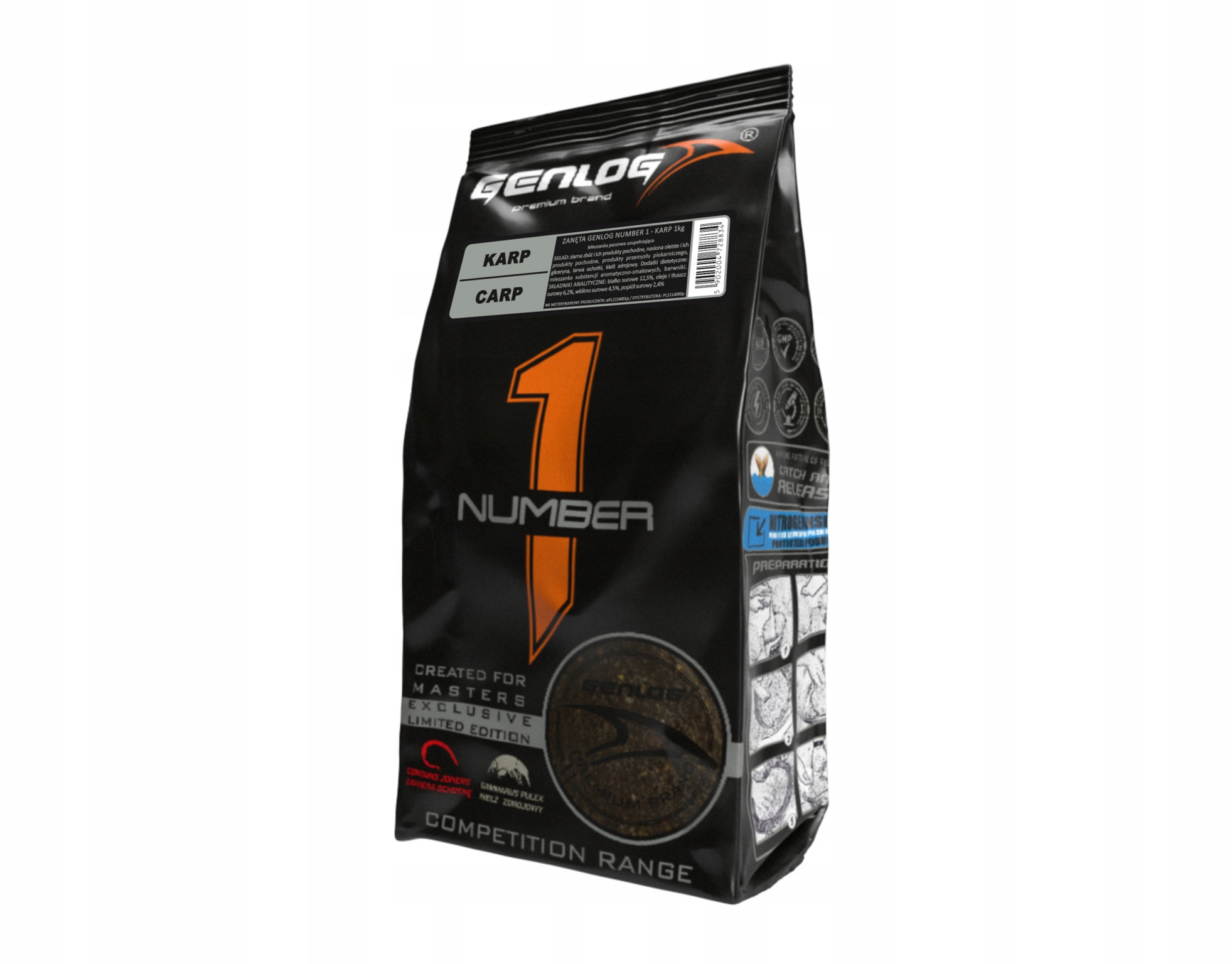 Zanęta Genlog Number 1 Karp 1000g