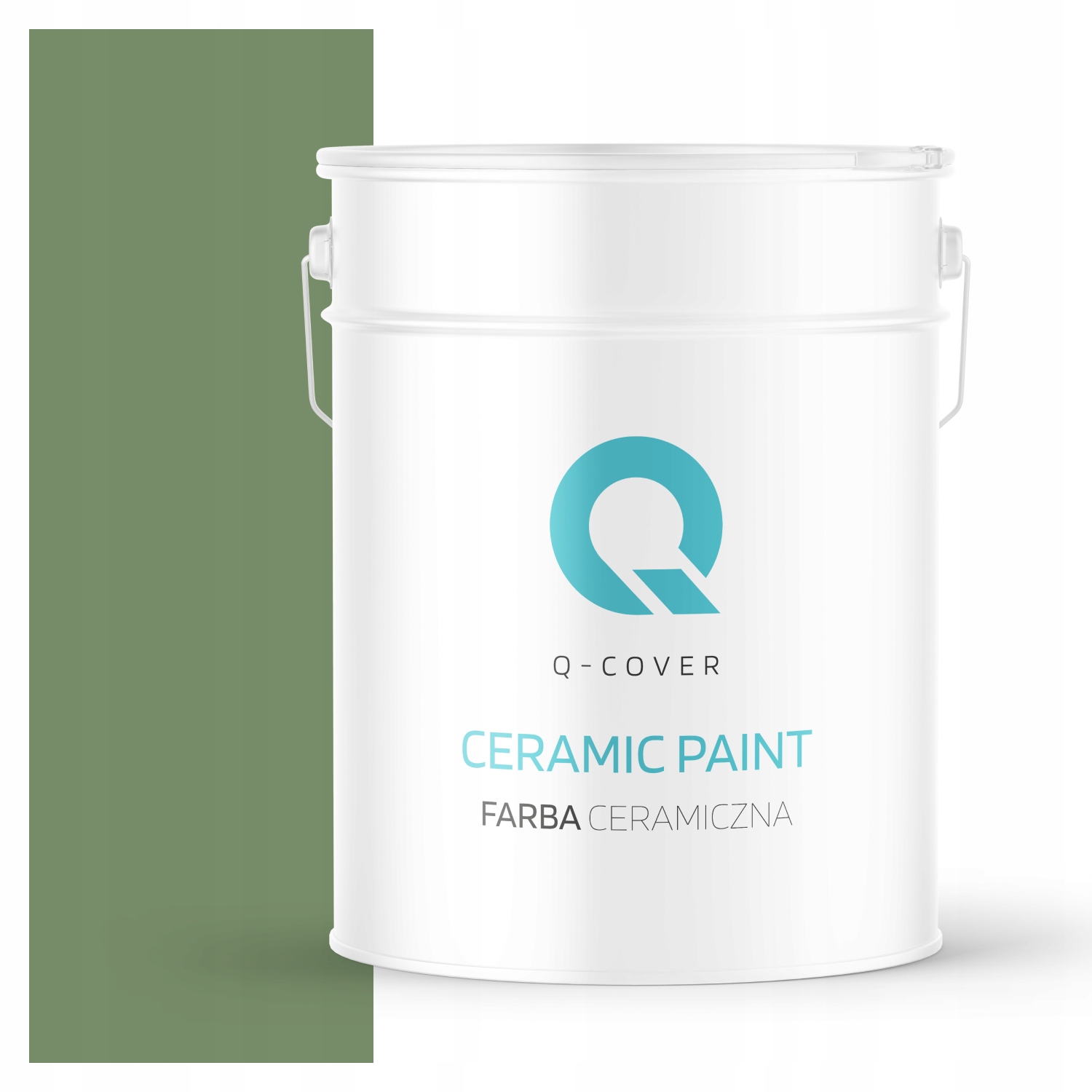 Keramická Farba Na Stenu Hlboká Matná 10 L Farba Tmavá Zelená H2123 Premium