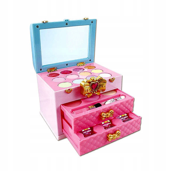 ZESTAW KUFEREK DO MALOWANIA MAKIJAŻU I PAZNOKCI DLA DZIECI KOSMETYKI W Rodzaj makijaż