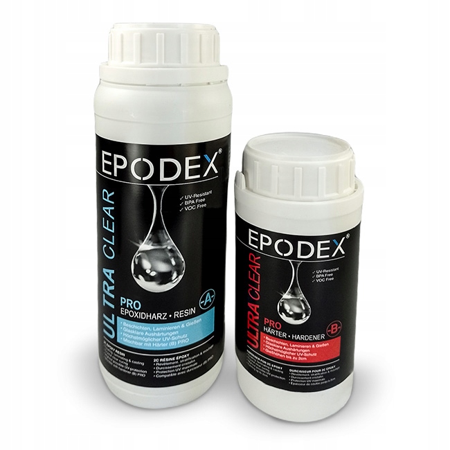 

Żywica Epoksydowa Krystaliczna Do 2 CM Epodex Pro