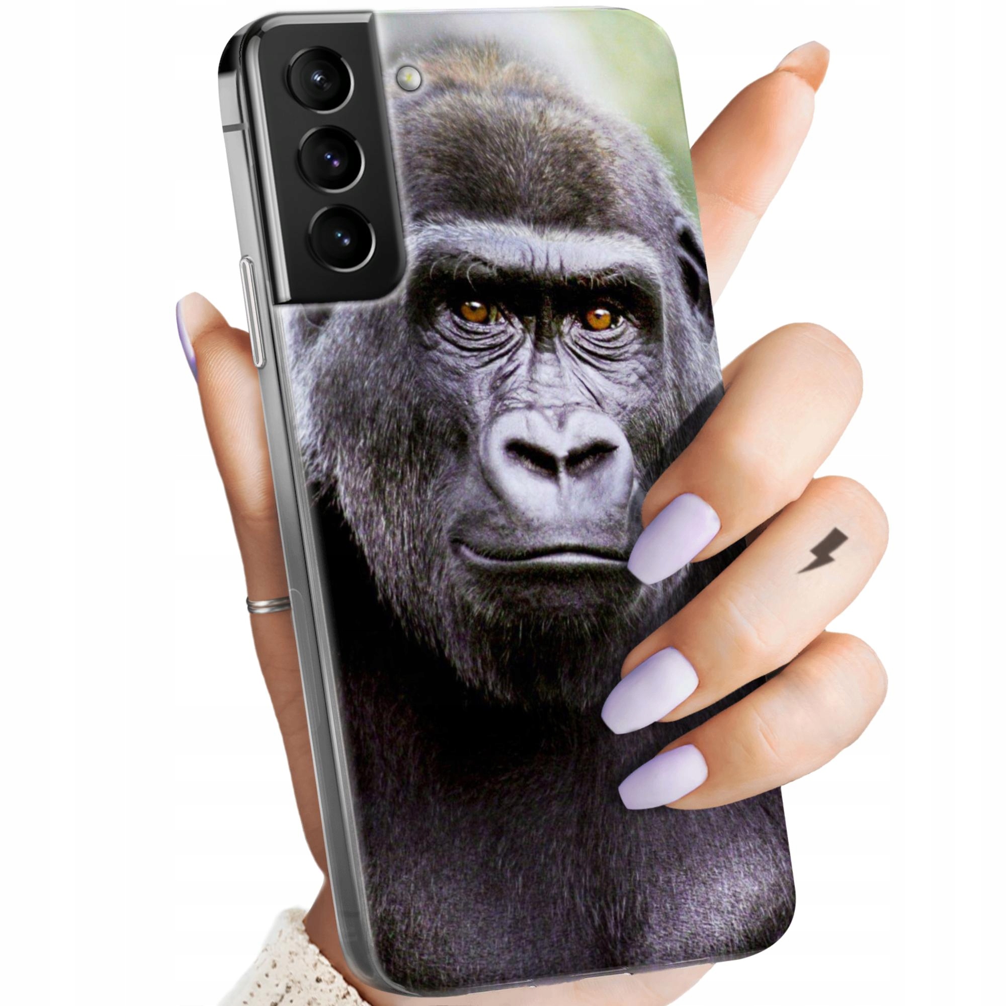 Etui Do Samsung Galaxy S21 Ultra 5G Małpki Małpa Nosacz Obudowa Case