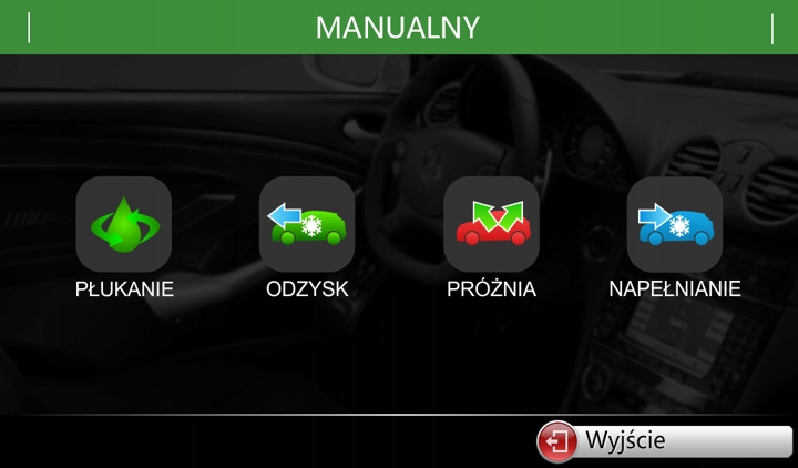 STACJA KLIMATYZACJI VIAKEN X568 1234YF PL AUTOMAT AUTA ELEKTRYCZNE HYBRYDY Cechy dodatkowe baza danych drukarka obsługa hybryd wyświetlacz