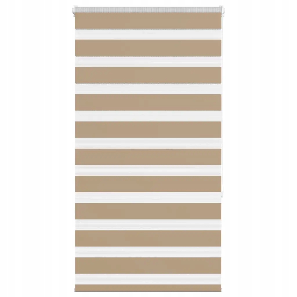 Zebra roleta pískově hnědá šířka látky 65,9 cm polyester Hnědá 4014541