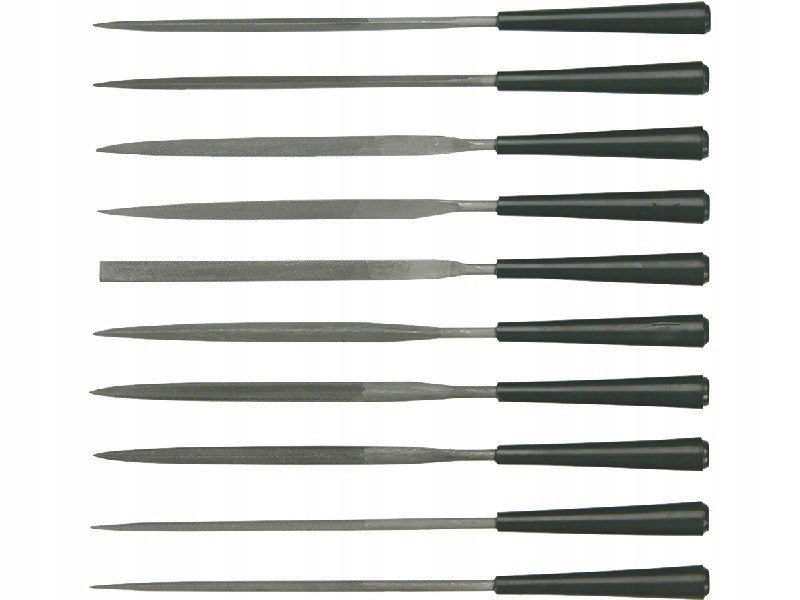 PILNIKI IGLAKI DO METALU, ZESTAW 10 SZT.