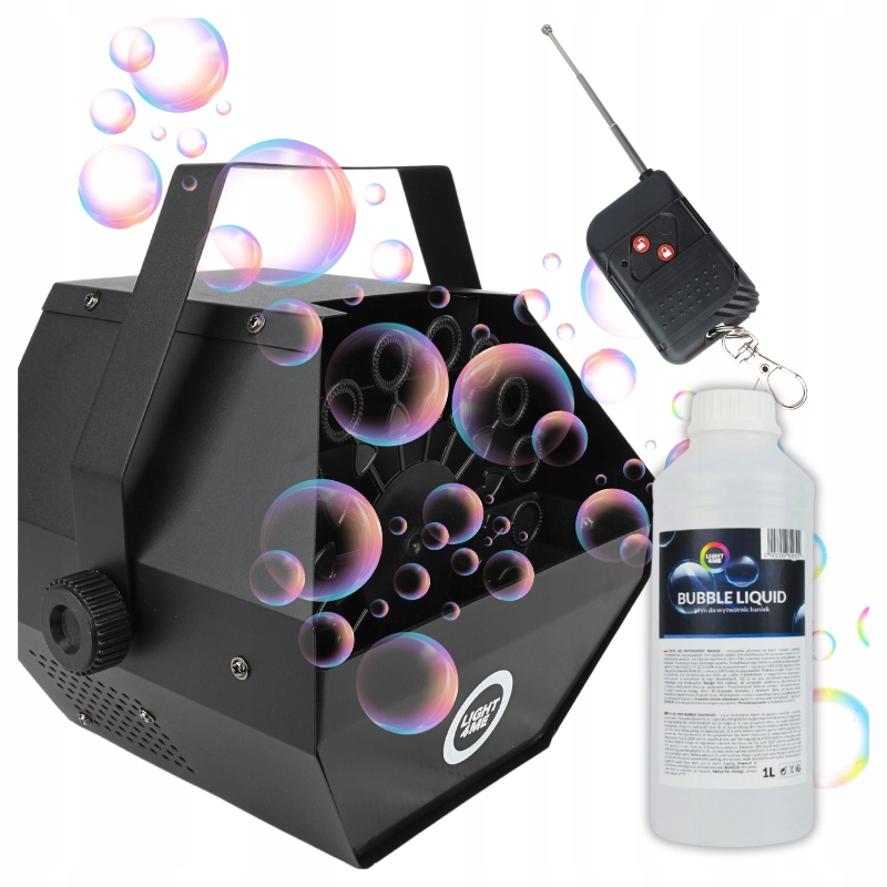 Výrobník Mýdlových Bublin Stroj Na Bubliny Animace Party Dálkové Ovládání Tekutina