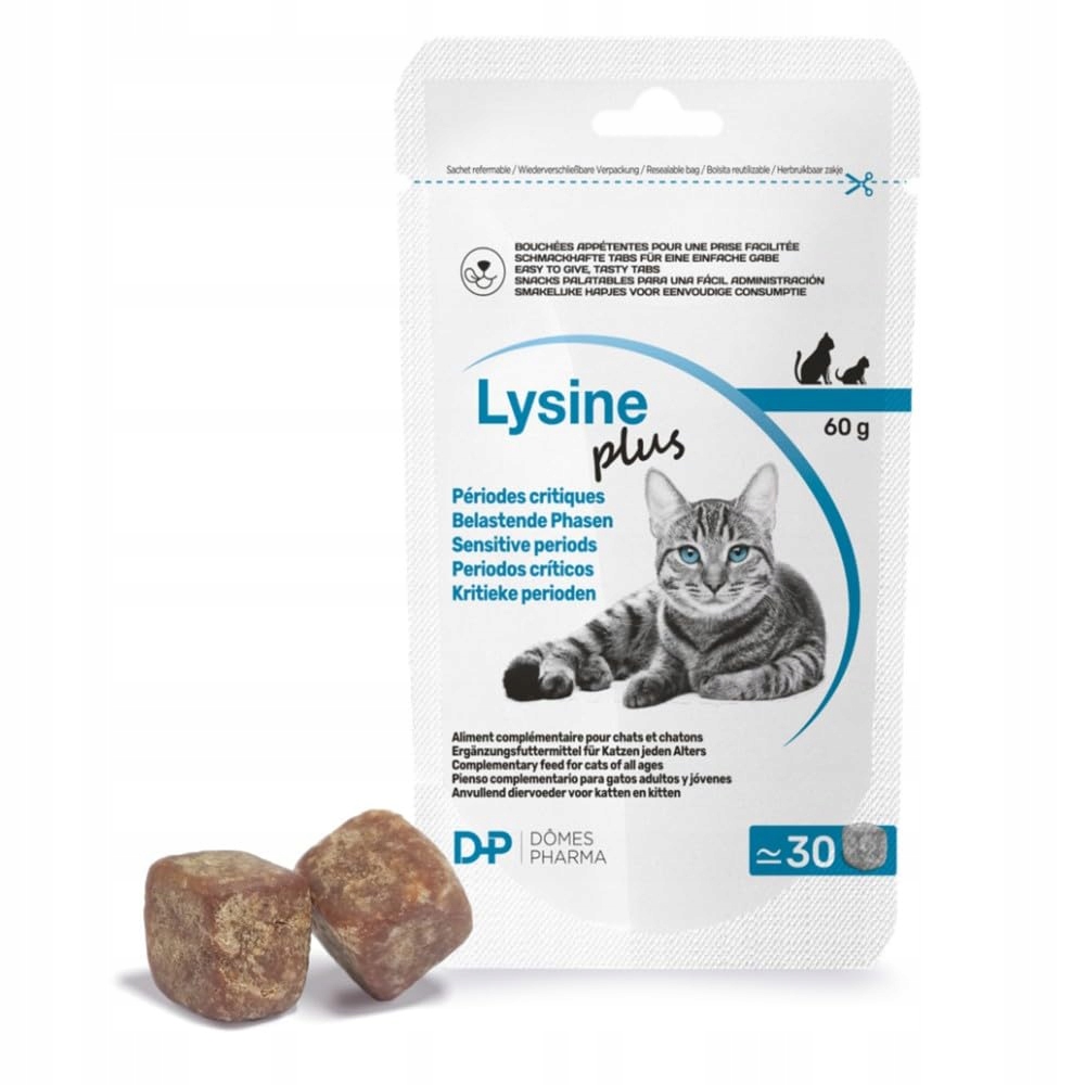 Domes Lysine Plus Sac 30 Comp 60 g, suplement diety, tabletki