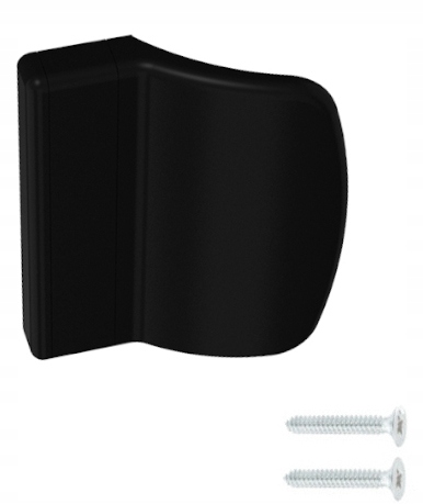 UCHWYT POCHWYT BALKONOWY PALACZA DO DRZWI CZARNY