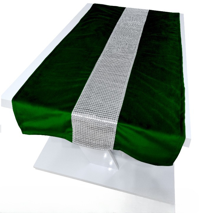 

Bieżnik Welur Gruby 40x160 Cyrkonie Welur Velvet