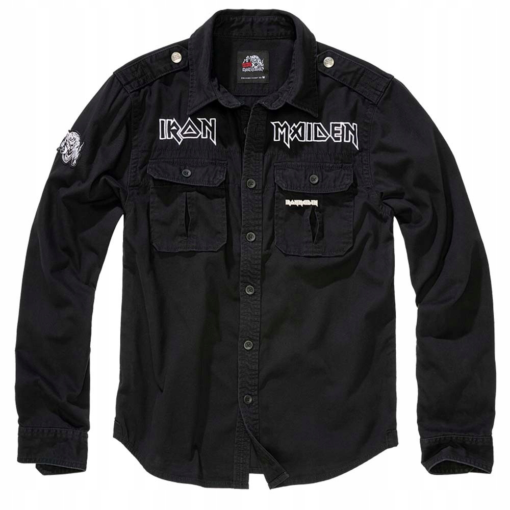Brandit košile pánská Iron Maiden Eddie 5XL černá