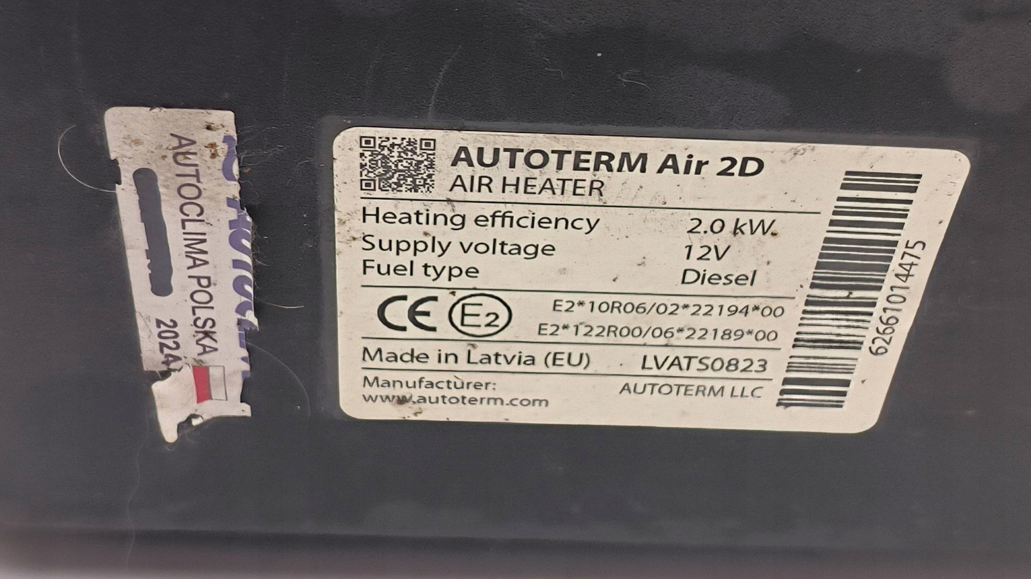 WEBASTO heating LVATS0823 RENAULT MASTER III LIFT