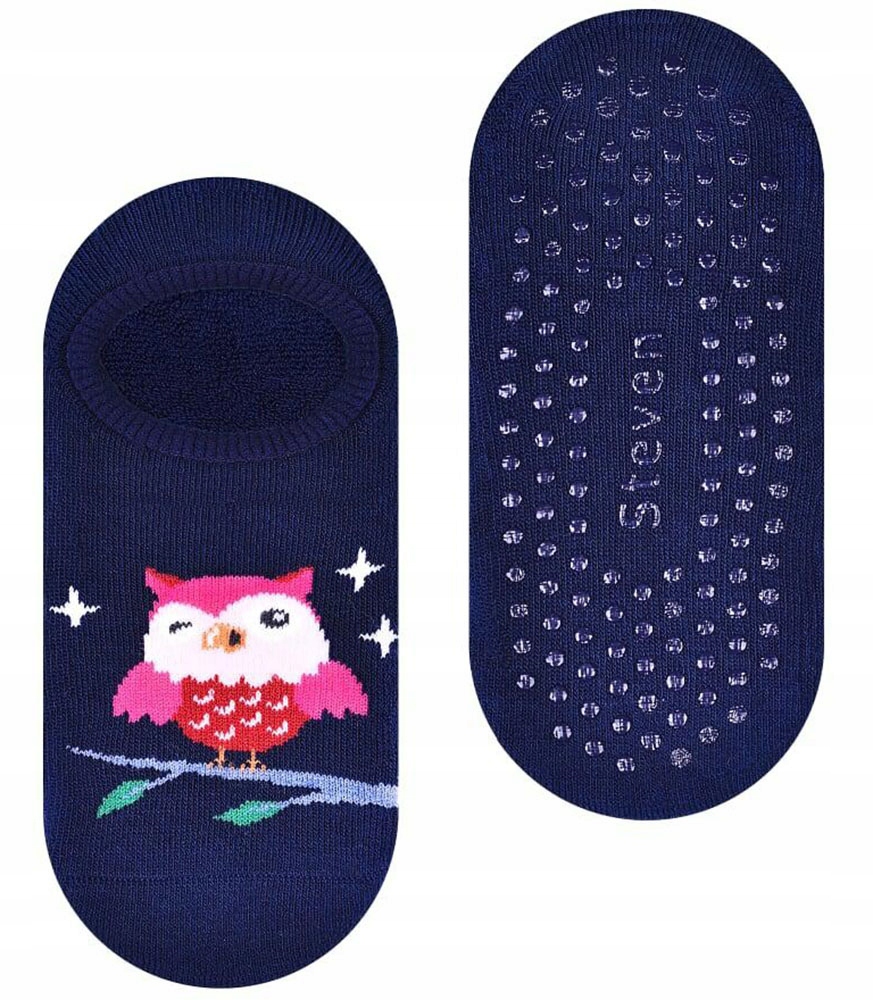 

Stopki frotte antypoślizgowe Abs 32-34 Granat sowa