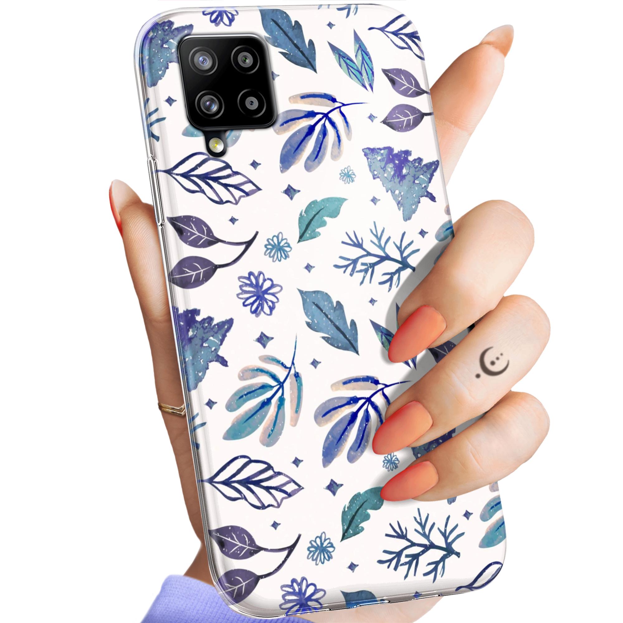 Etui Do Samsung A42 5G Zima Śnieg Śnieżynki Winter Obudowa Pokrowiec