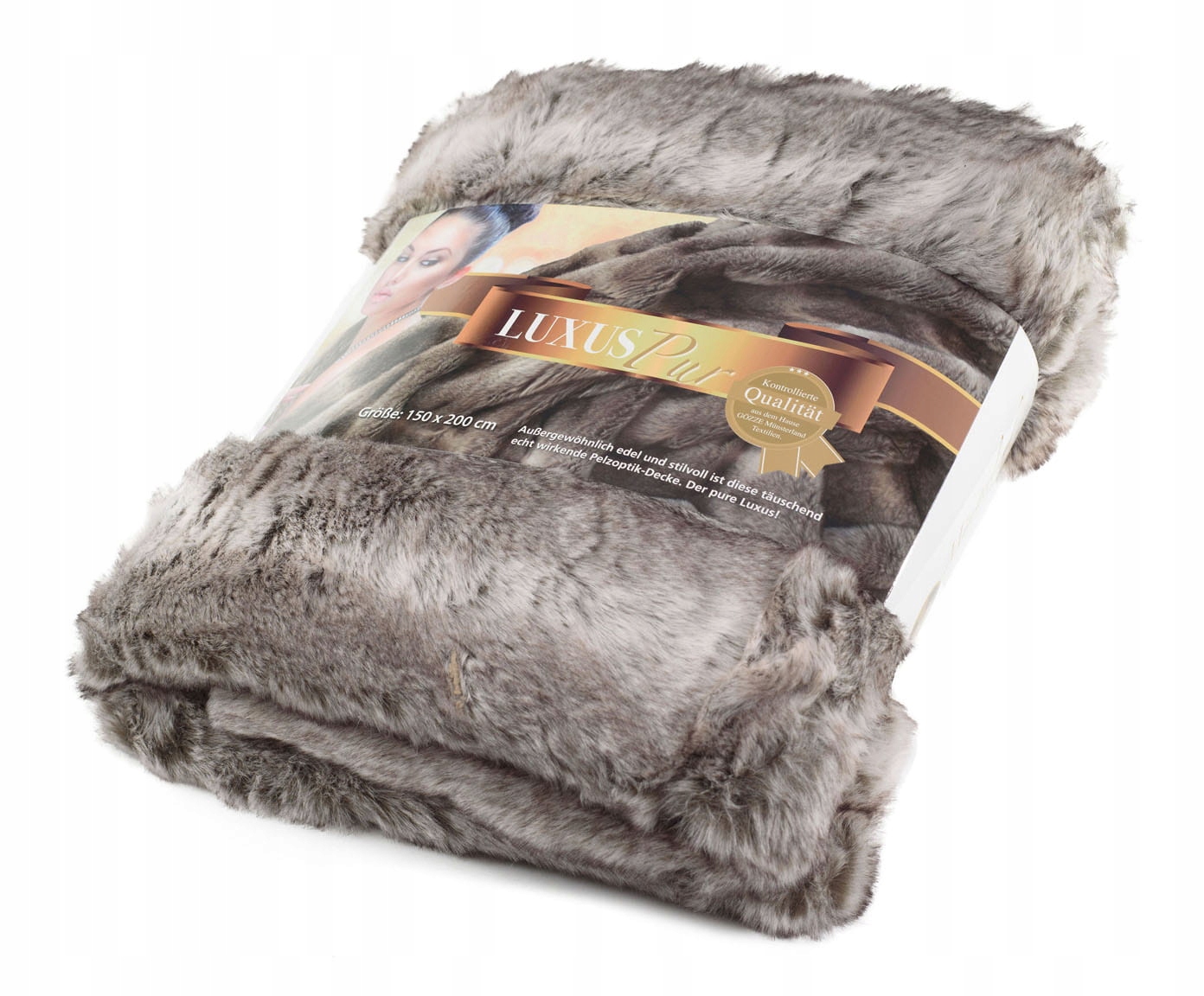 Gözze, Luxusní deka kožešina, 150 x 200 cm, Sob
