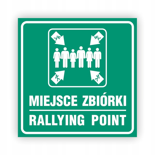

Tablica Bhp 20X20 Miejsce Zbiórki