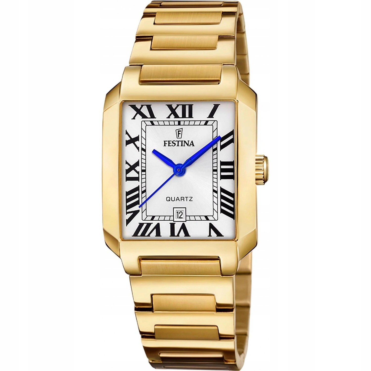 Dámské Hodinky Festina F20680/1 On The Square Zlaté Na Náramku