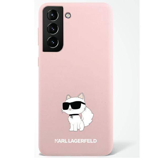 Karl Lagerfeld Silicone Nft Choupette Pouzdro pro Samsung Galaxy S23+ (růžové)