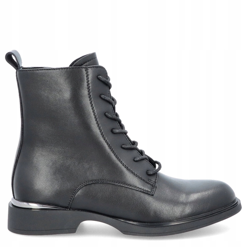 Kožené kotníkové kotníkové boty Filippo DBT6520/25 Černá 38