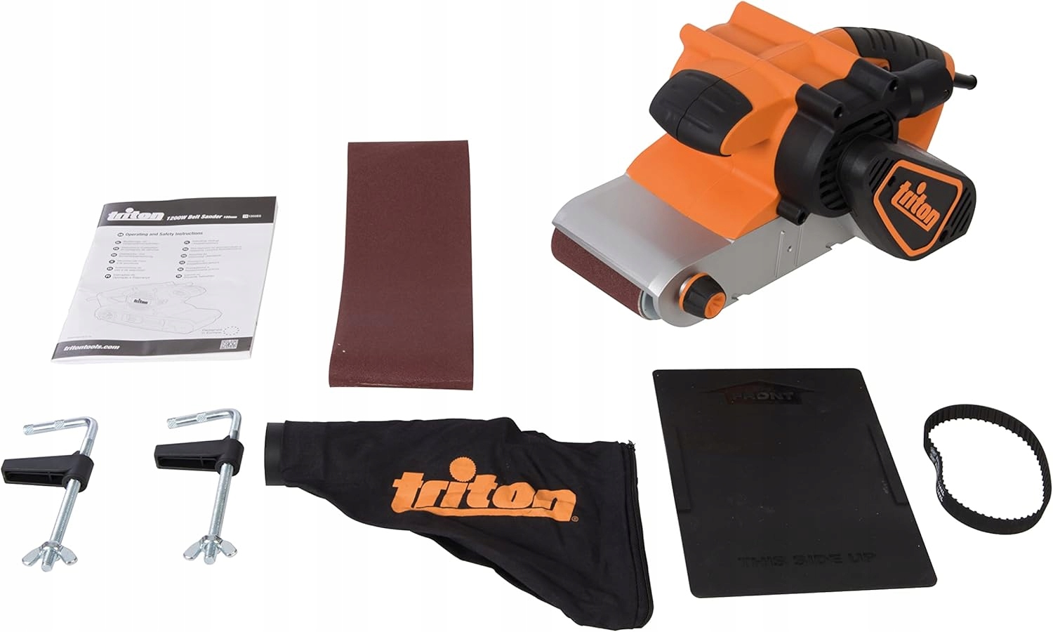 Triton T41200BS Szlifierka Taśmowa 1200W 100x610MM Duża Z Regulacją