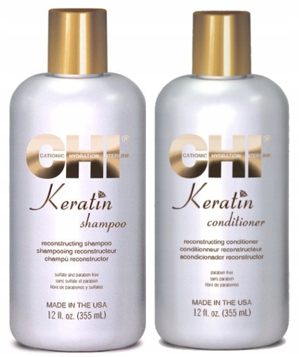 

Chi Keratin Szampon Odżywka 355ml Zestaw Odbudowa