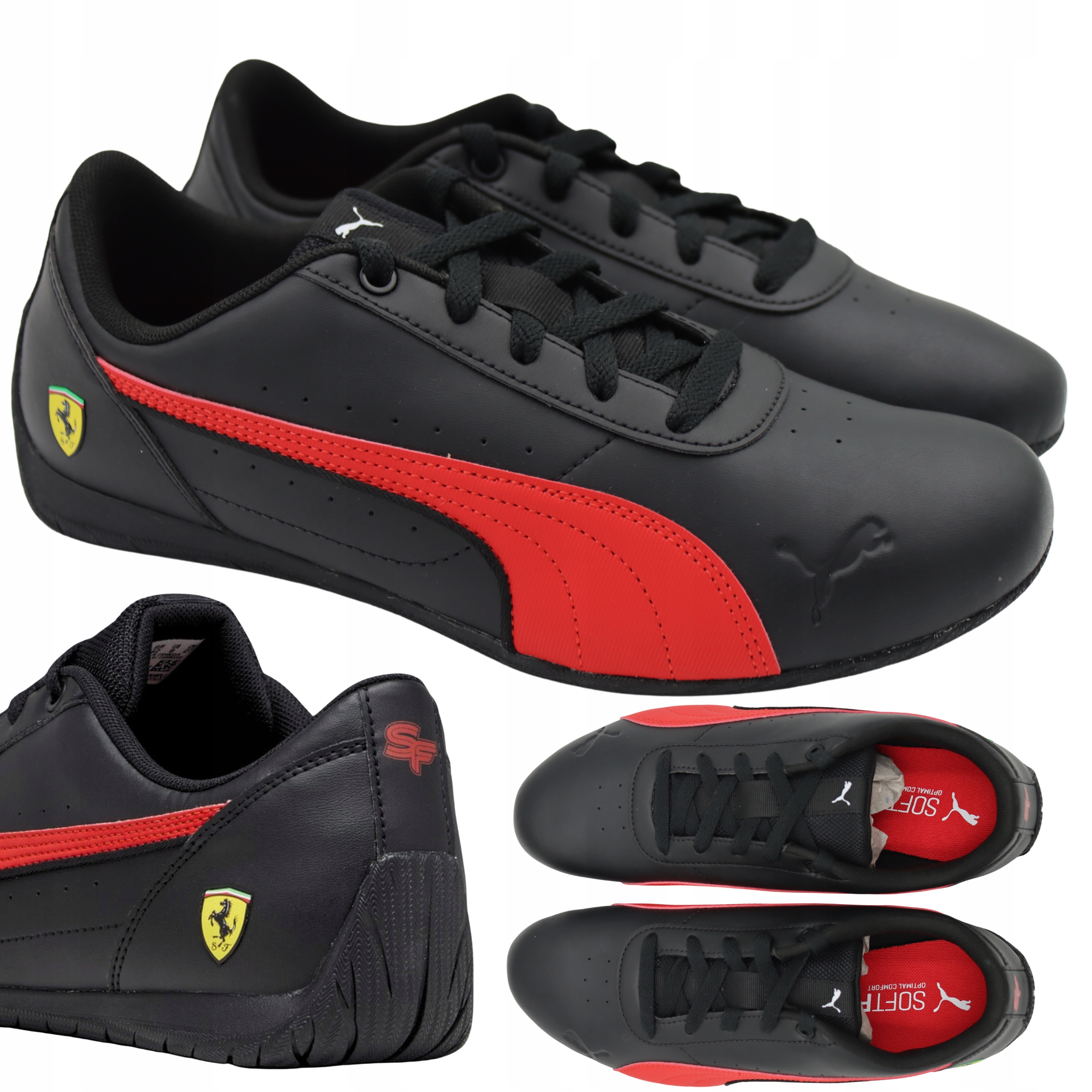 Pánské boty Lehké Pohodlné Elegantní Nízké Puma Ferrari Neo Cat Vel. 44,5