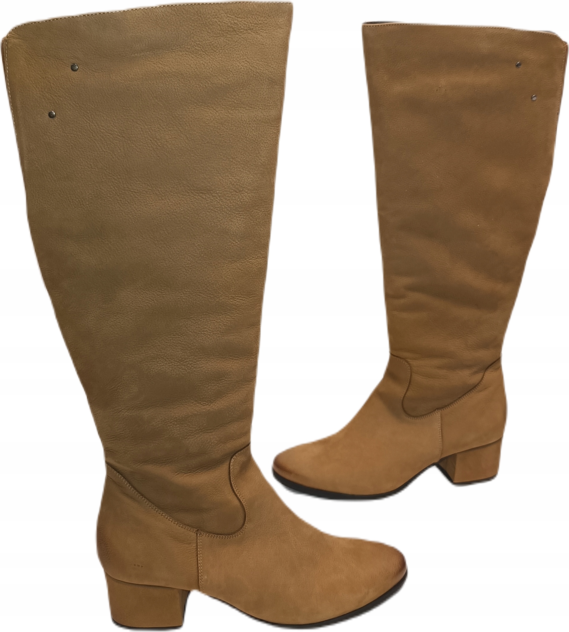 kozačky kožené Ann-mex 0425 12c kamel R37