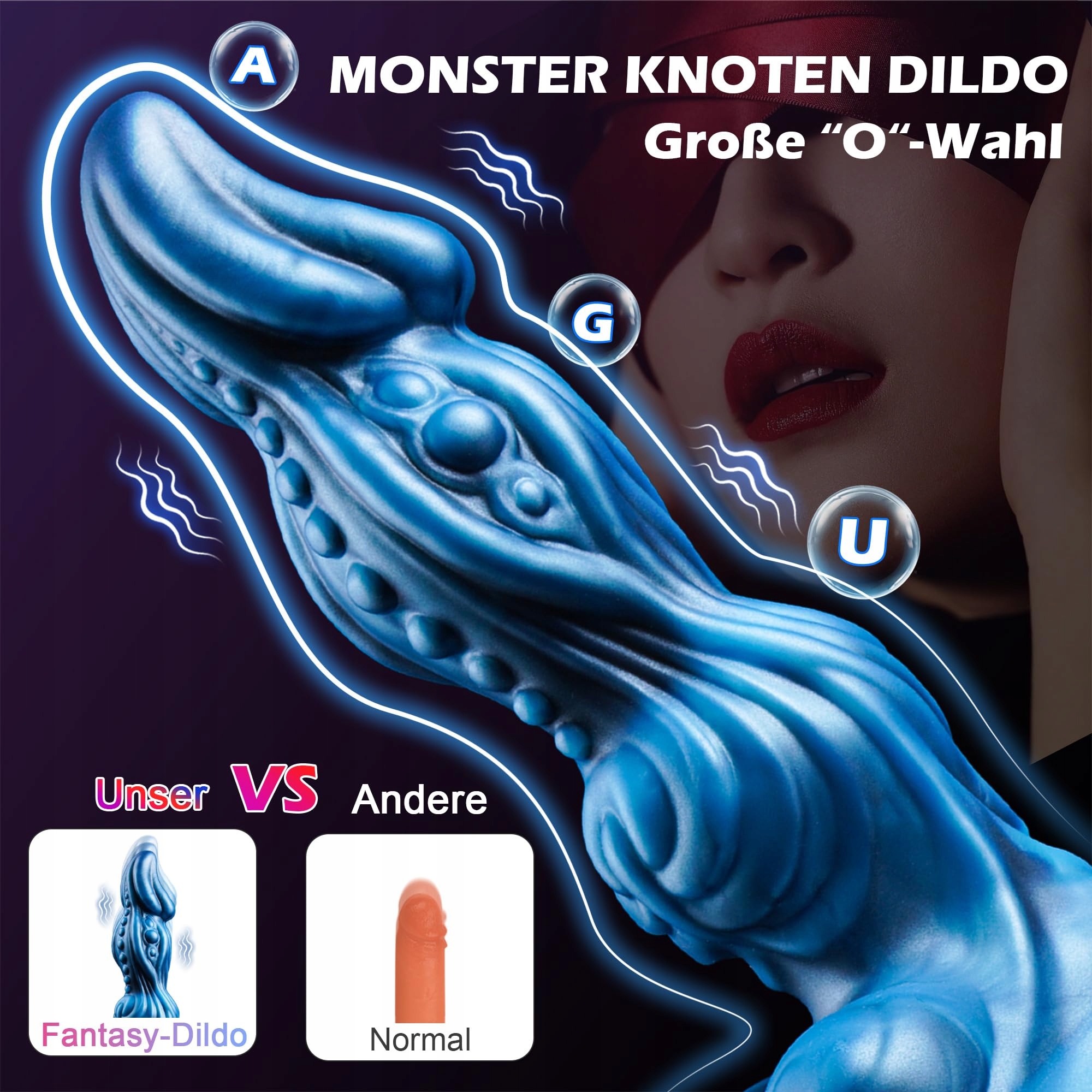 FANTASY Dildo Wibrator Stymulacja Prostaty 10 Trybów Wibracji Ogrzewanie — miniatura 3