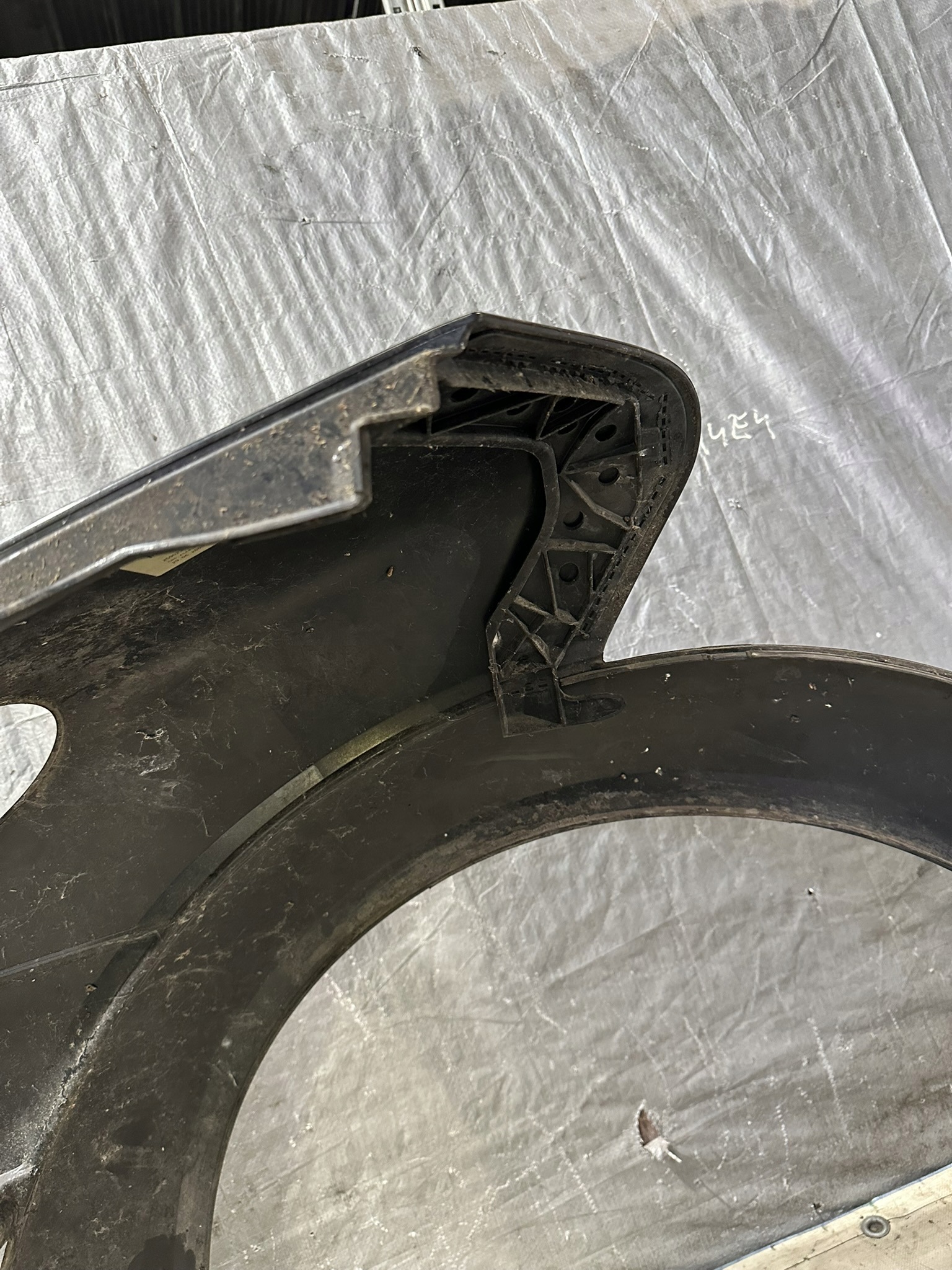 fender right front SMART FOR FOUR 454 2005R. black