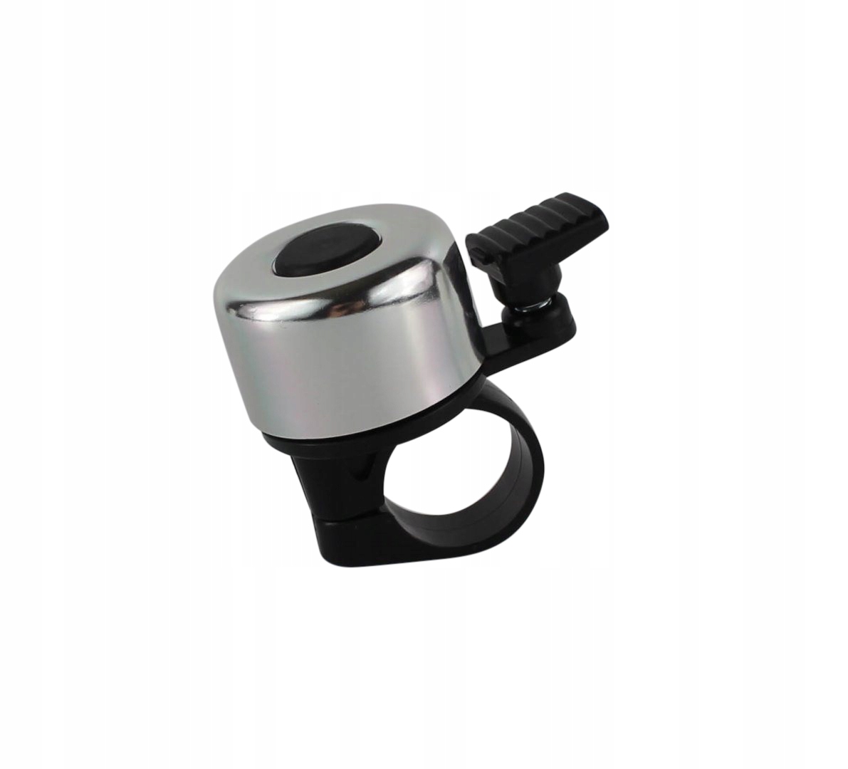 DZWONEK ROWEROWY SREBRNY DING DONG GŁOŚNY 32913