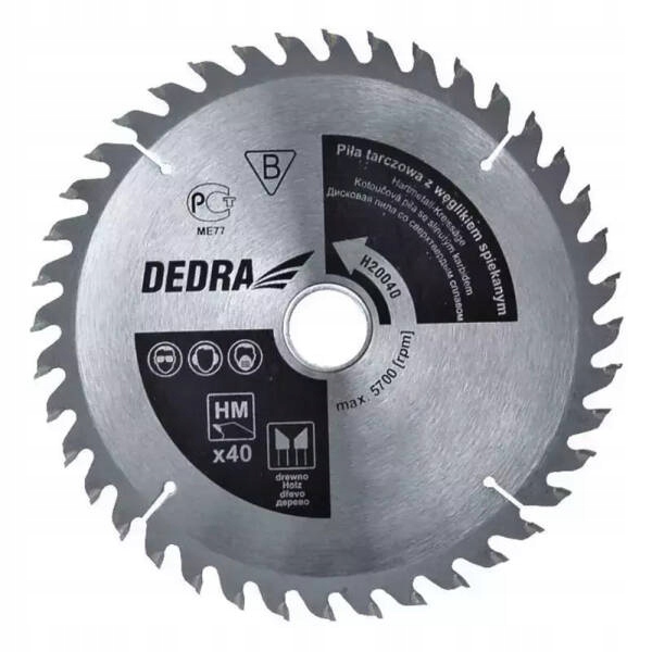 Kotoučová pila na řezání dřeva 100z 300 x 30 mm Dedra karbid wolframu