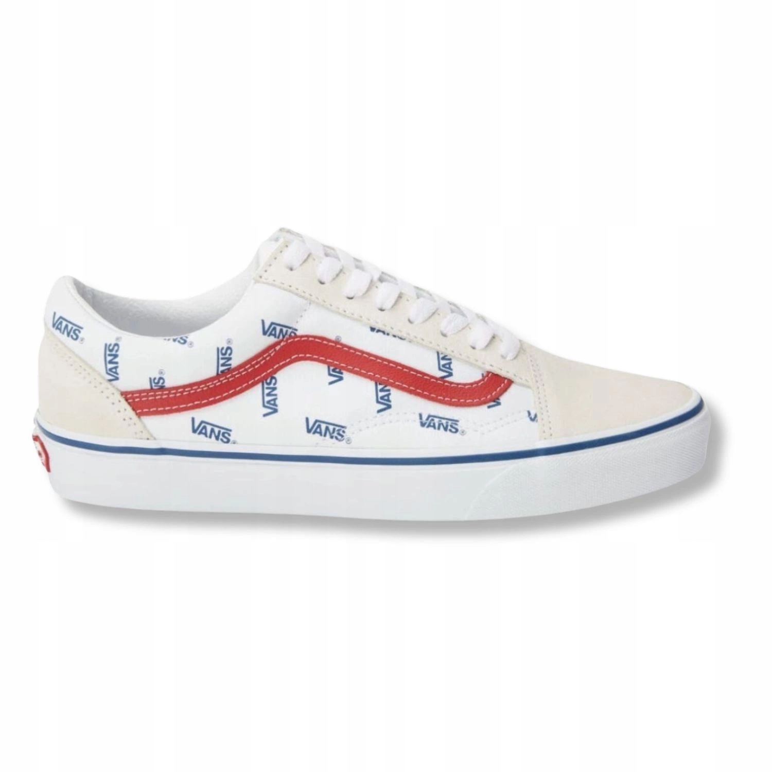 Pánské boty Vans Old Skool bílé, pohodlné, módní logo, semišová tkanina vel. 44