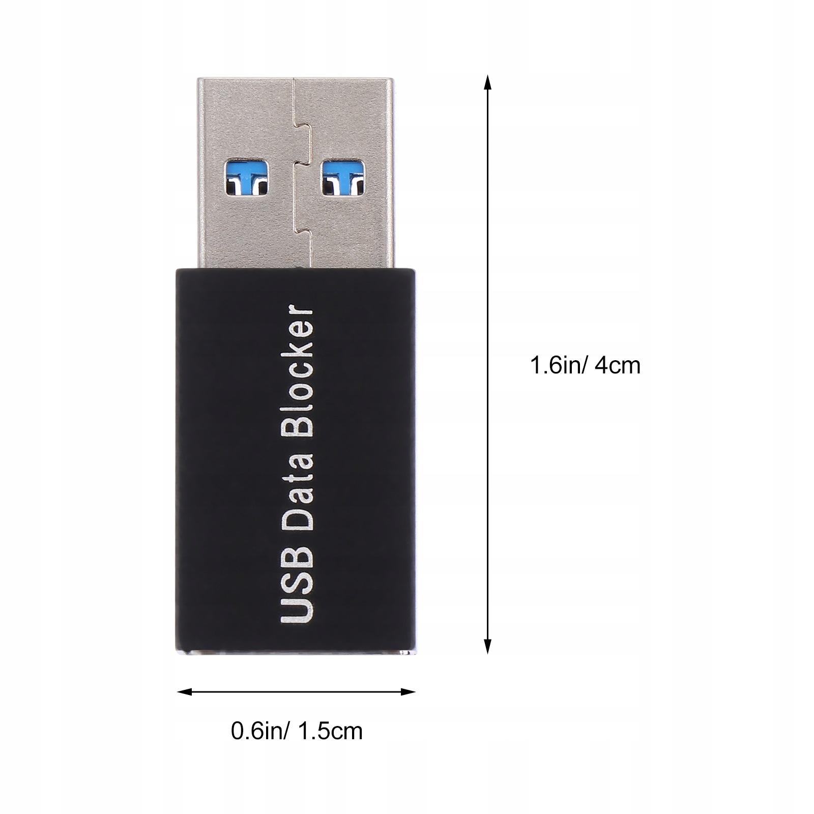 BLOKER DANY USB DO ZAPOBIEGANIA WYŁUDZENIOM DANYCH ADAPTER 2 SZT. Elementy zestawu inny