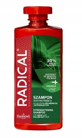

Radical Szampon do Słabych Włosów z Skrzypem 400ml