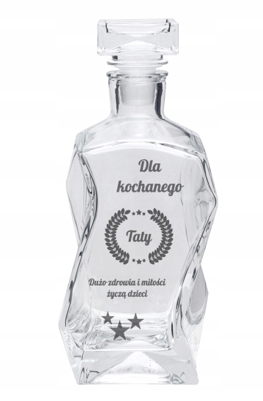 

Karafka z Grawer-em Dzień Ojca Prezent dla Taty